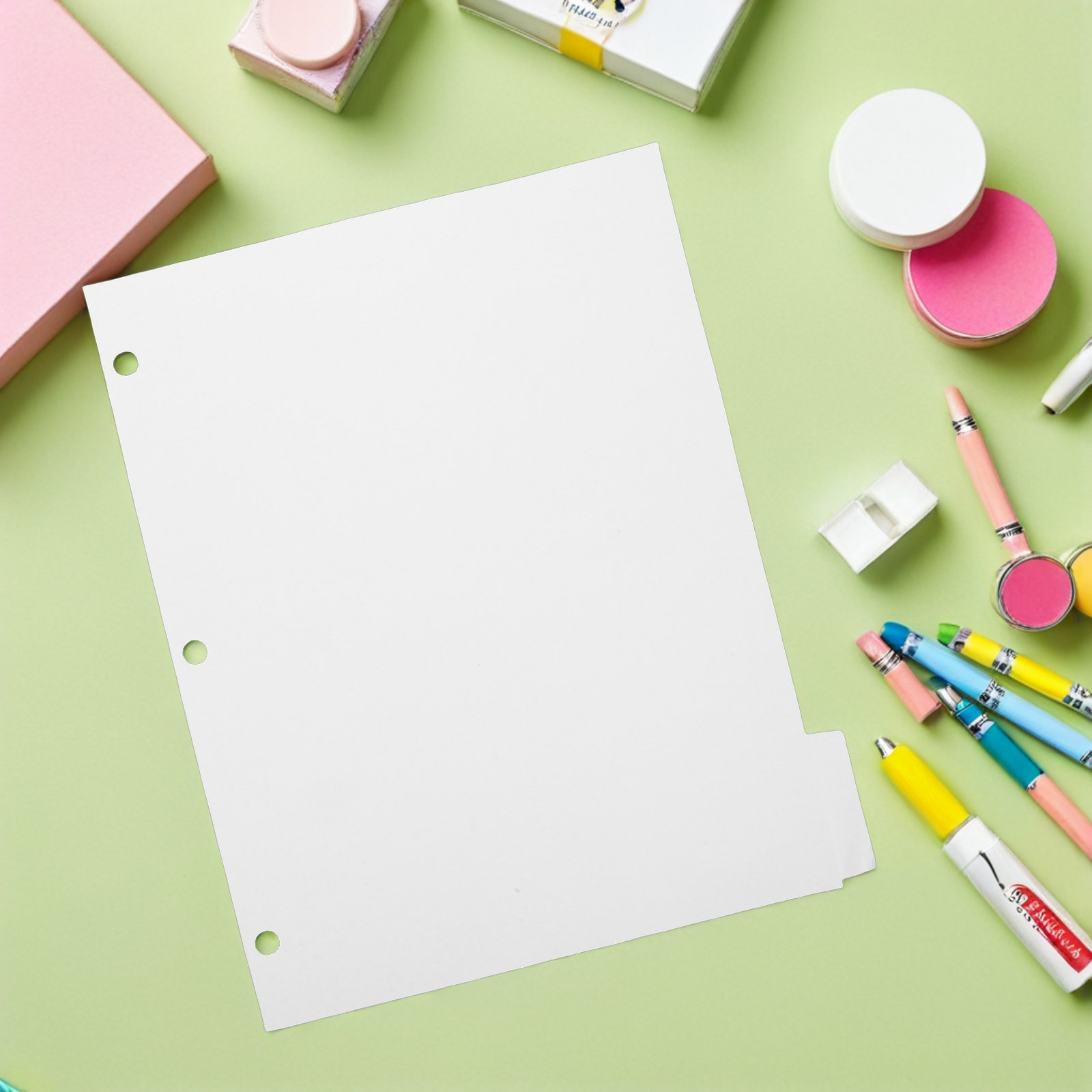 4Sets Blank Write Page Divider - đánh giá và giá Index Tab Divider