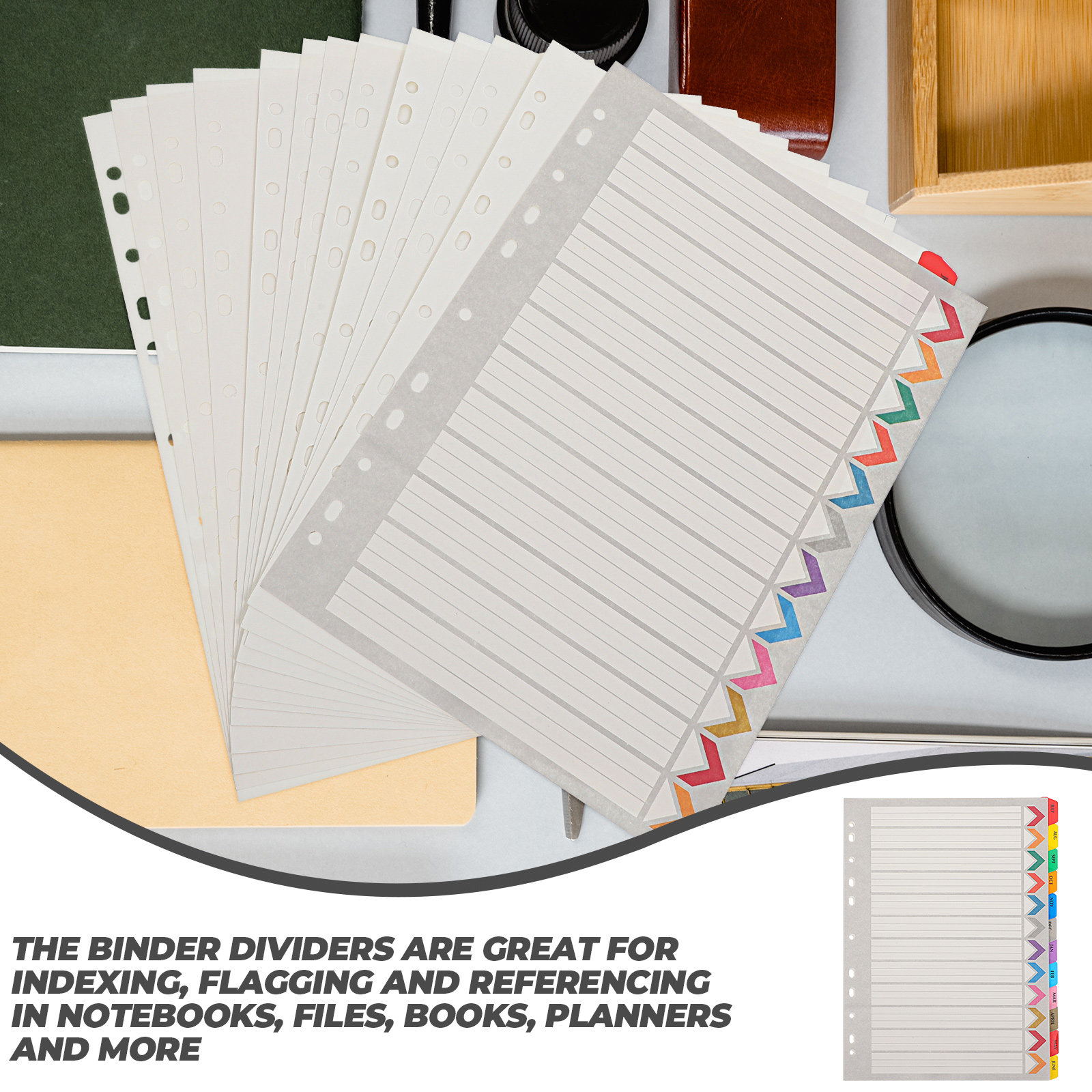 12Sheets Index Binder Dividers - đánh giá và giá Index Tab Divider
