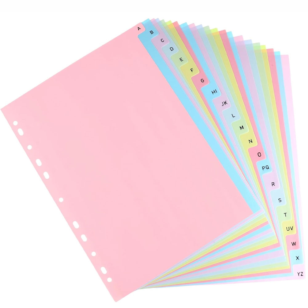 21-Sheet A-Z Alphabet Binder D - đánh giá và giá Index Tab Divider