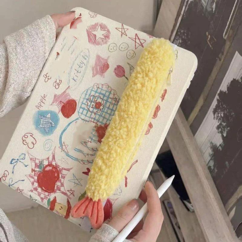 Adorable Shrimp Tail Plush Pen - đánh giá và giá Ideal Stationery & Office Supply