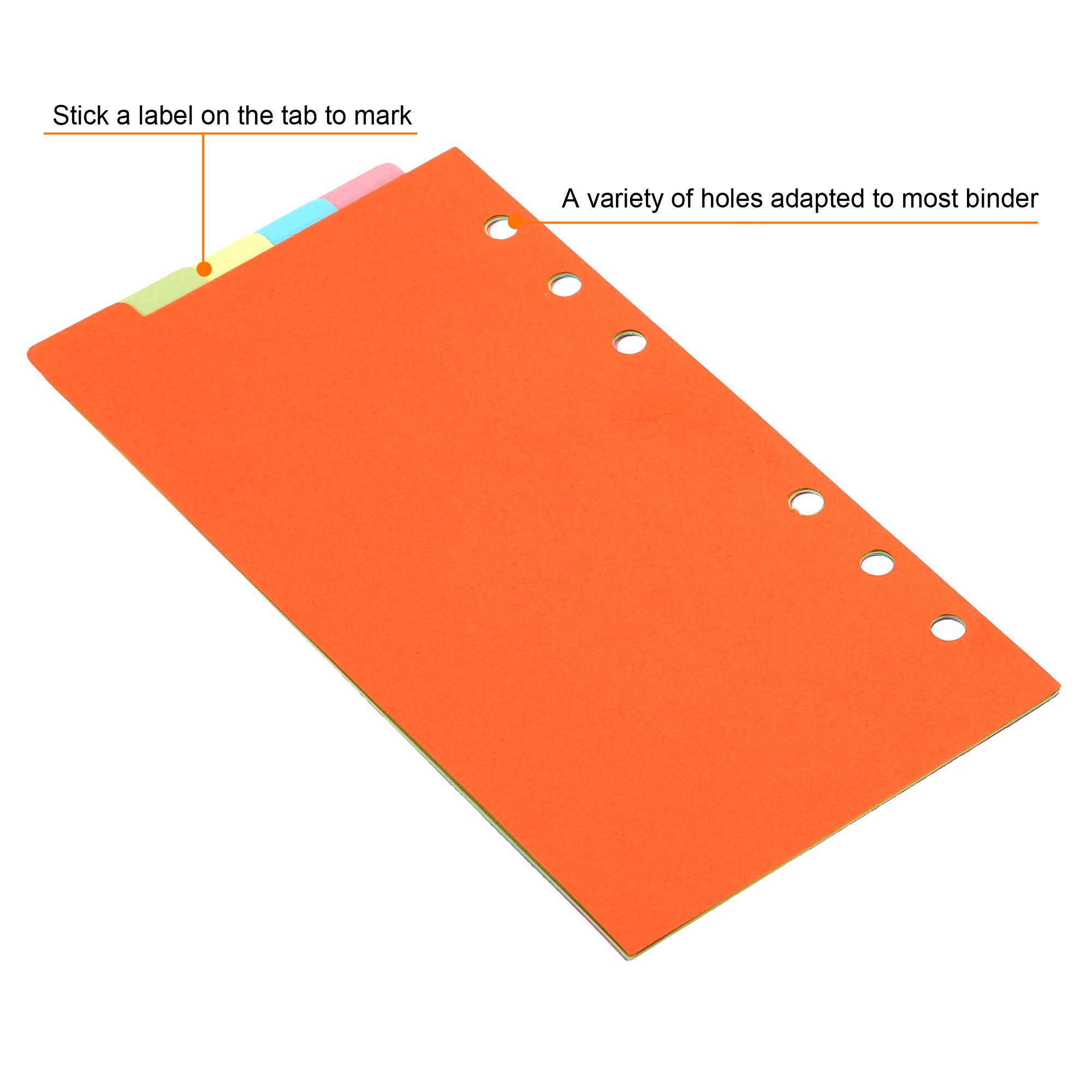 A6 Binder Index Dividers 4 Set - đánh giá và giá Index Tab Divider
